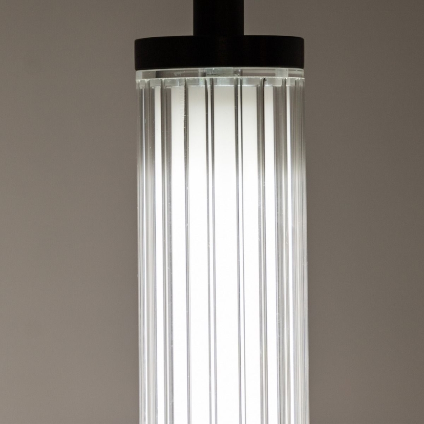 Zuma Line - LED dimmējama lustra uz troses LED/26W/230V 2700-6500K melna + ar tālvadības pulti