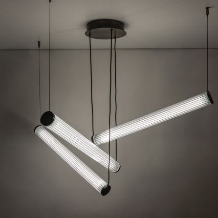 Zuma Line - LED dimmējama lustra uz kabeļa LED/64W/230V 2700-6500K melna + tālvadības pults
