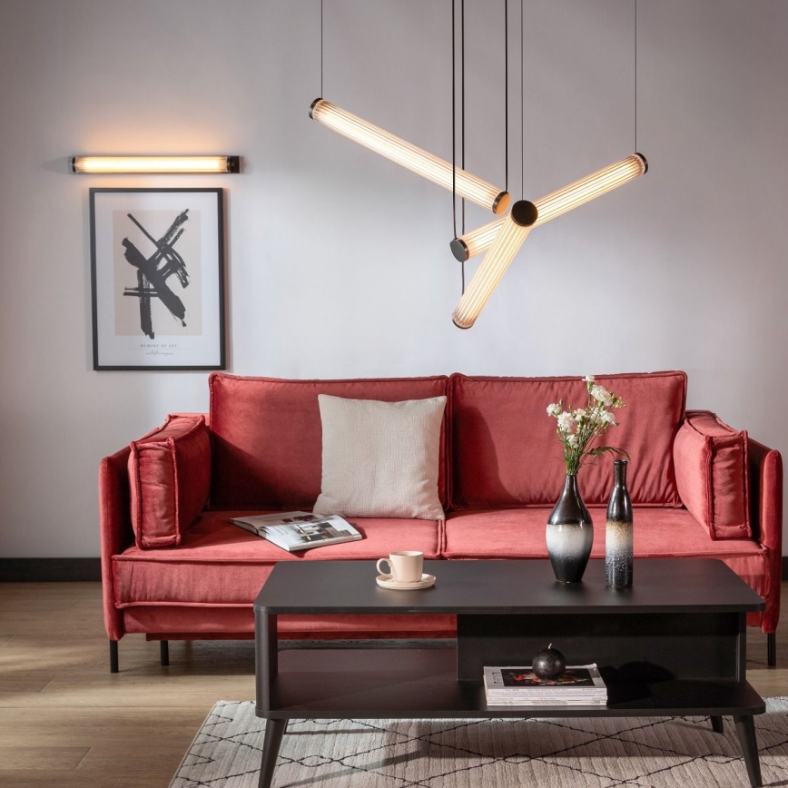Zuma Line - LED dimmējama lustra uz kabeļa LED/64W/230V 2700-6500K melna + tālvadības pults