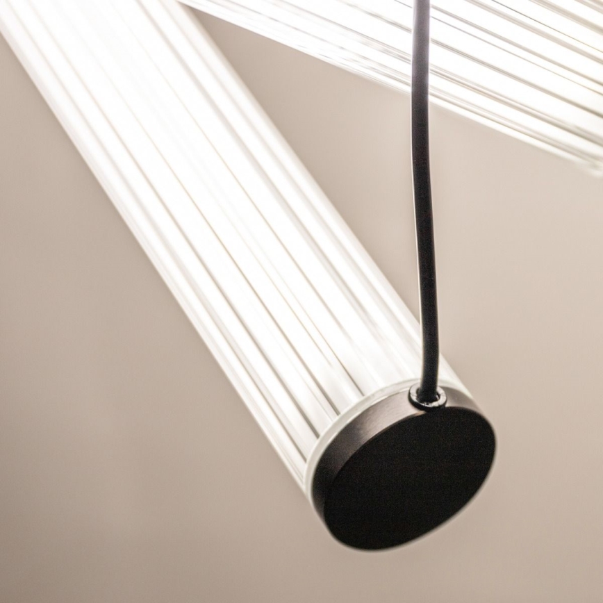 Zuma Line - LED dimmējama lustra uz kabeļa LED/64W/230V 2700-6500K melna + tālvadības pults