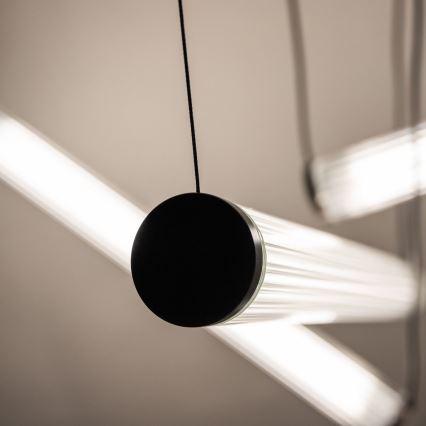 Zuma Line - LED dimmējama lustra uz kabeļa LED/64W/230V 2700-6500K melna + tālvadības pults