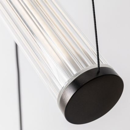 Zuma Line - LED dimmējama lustra uz kabeļa LED/64W/230V 2700-6500K melna + tālvadības pults