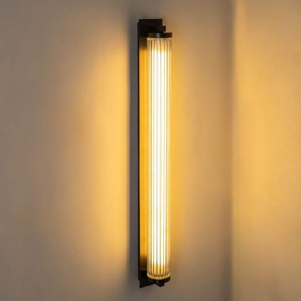 Zuma Line - LED dimmējams sienas gaismeklis LED/26W/230V 2700-6500K melns + ar tālvadības pulti