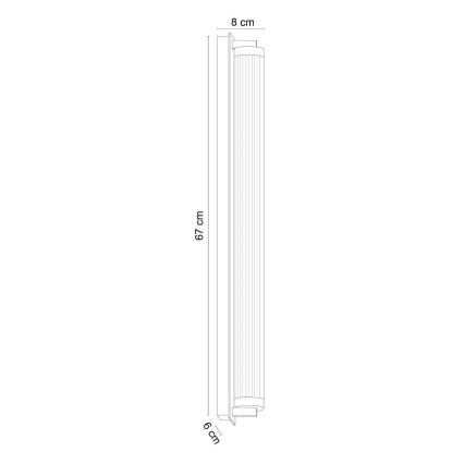 Zuma Line - LED dimmējams sienas gaismeklis LED/26W/230V 2700-6500K melns + ar tālvadības pulti