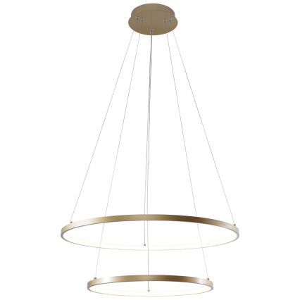 Zuma Line - LED Lustra ar auklu LED/50W/230V 3000/4000/6000K d. 60 cm zelta