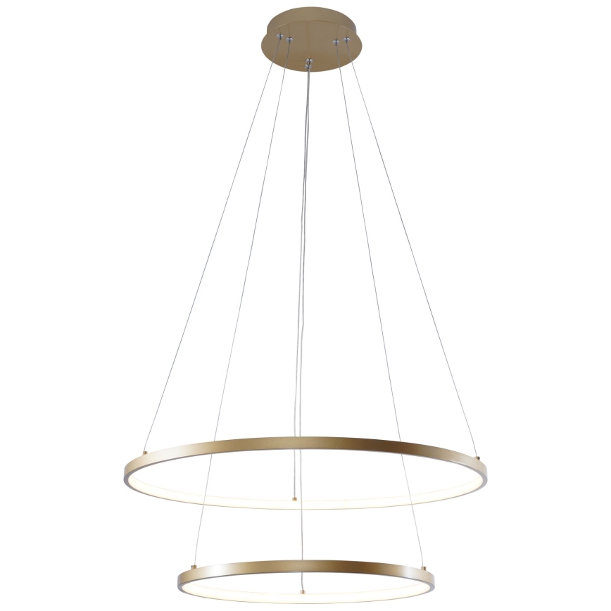 Zuma Line - LED Lustra ar auklu LED/50W/230V 3000/4000/6000K d. 60 cm zelta