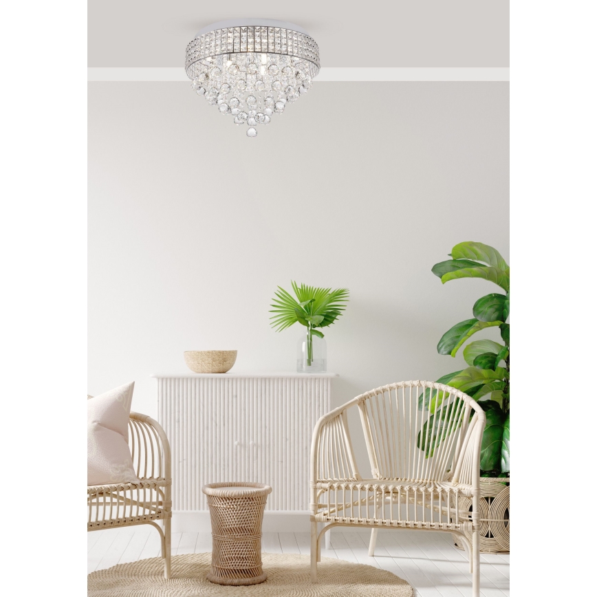 Zuma Line - Griestu lampa 9xG9/25W/230V d. 50 cm spīdīgi hromēts