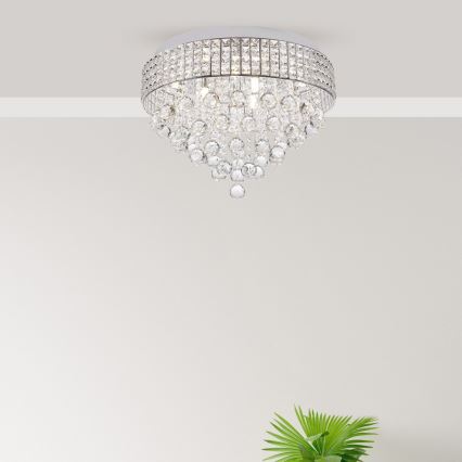 Zuma Line - Griestu lampa 9xG9/25W/230V d. 50 cm spīdīgi hromēts