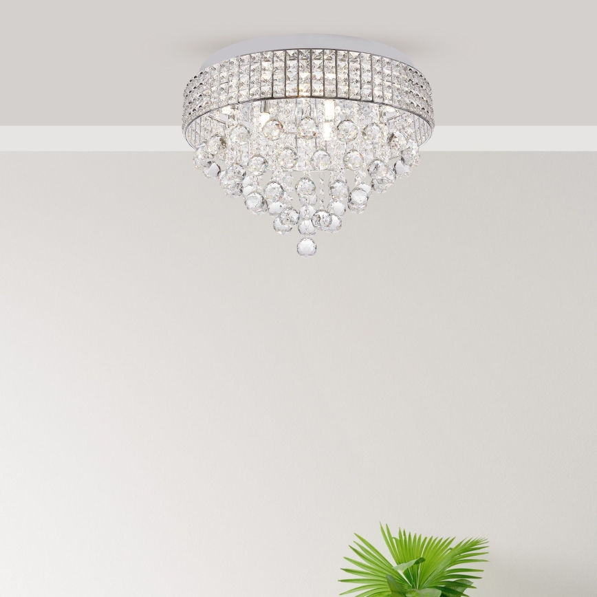 Zuma Line - Griestu lampa 9xG9/25W/230V d. 50 cm spīdīgi hromēts