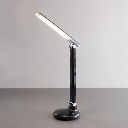 Zuma Line - LED Uzlādējama galda lampa LED/6W/1200 mAh 3000/4500/6000K CRI 90 melna
