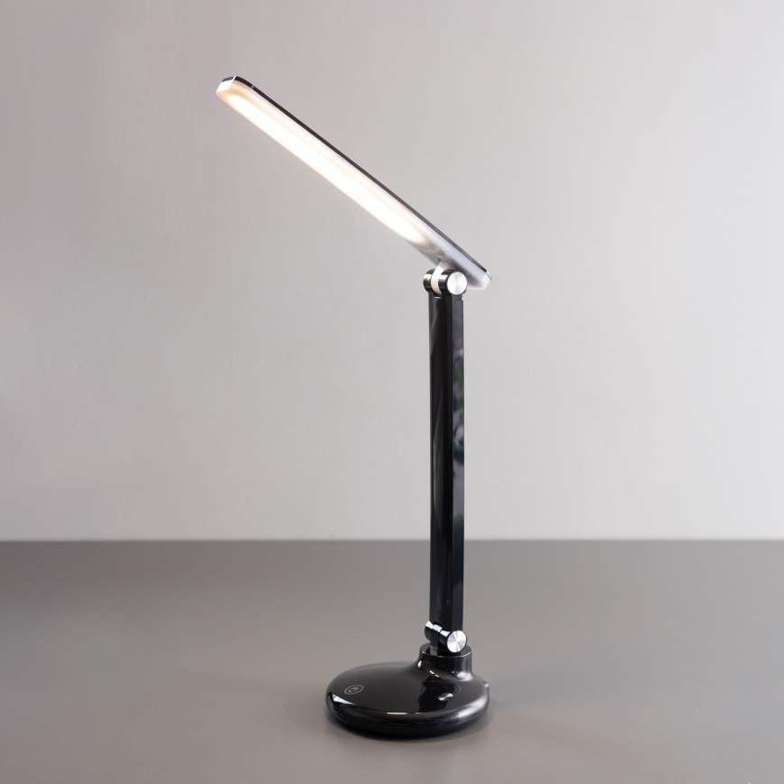 Zuma Line - LED Uzlādējama galda lampa LED/6W/1200 mAh 3000/4500/6000K CRI 90 melna