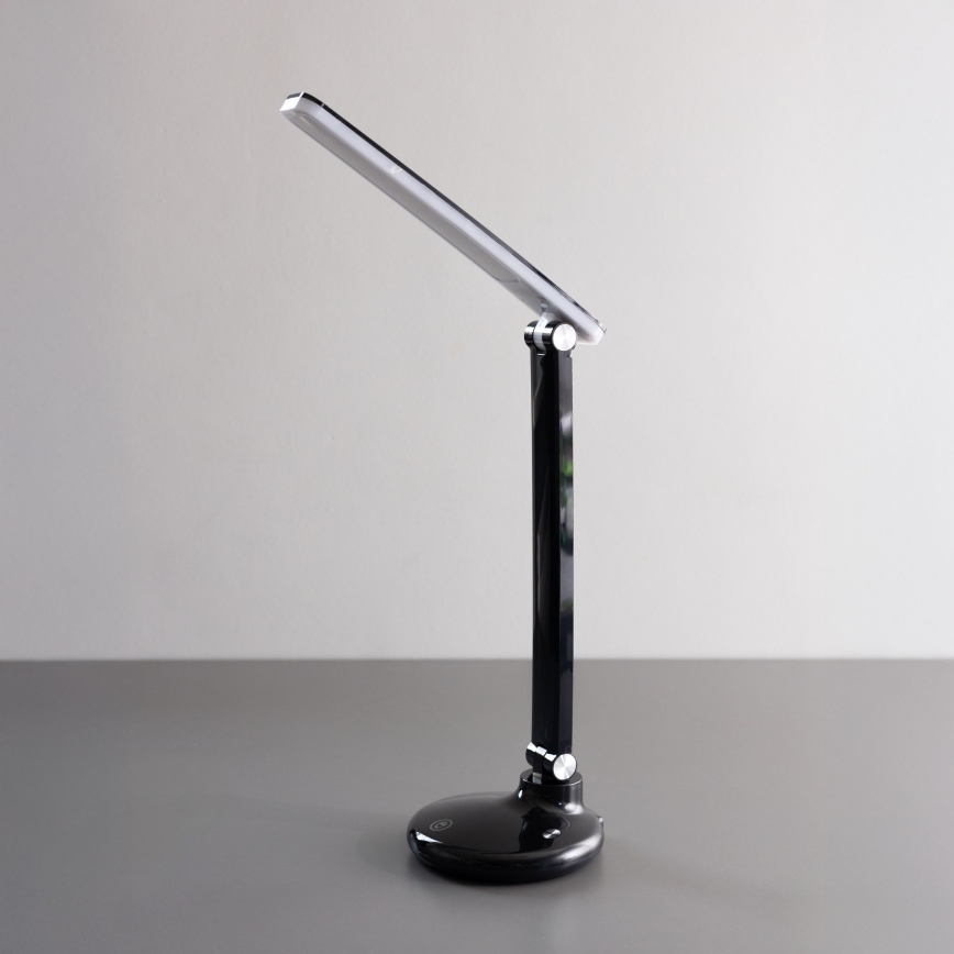 Zuma Line - LED Uzlādējama galda lampa LED/6W/1200 mAh 3000/4500/6000K CRI 90 melna