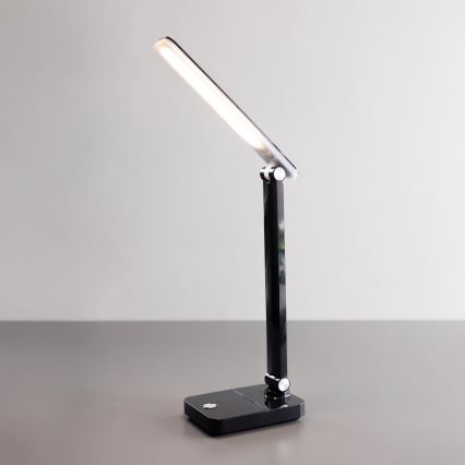 Zuma Line - LED Uzlādējama galda lampa LED/8W/1200 mAh 3000/4500/6000K CRI 90 melna