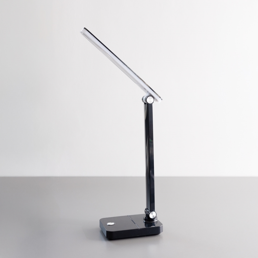 Zuma Line - LED Uzlādējama galda lampa LED/8W/1200 mAh 3000/4500/6000K CRI 90 melna