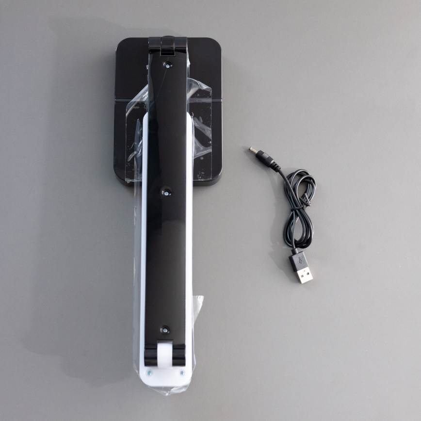 Zuma Line - LED Uzlādējama galda lampa LED/8W/1200 mAh 3000/4500/6000K CRI 90 melna