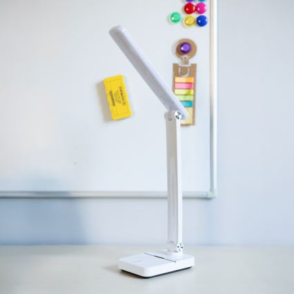 Zuma Line - LED Uzlādējama galda lampa LED/8W/1200 mAh 3000/4500/6000K CRI 90 balta