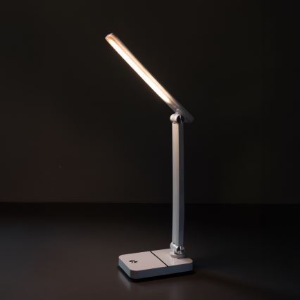 Zuma Line - LED Uzlādējama galda lampa LED/8W/1200 mAh 3000/4500/6000K CRI 90 balta