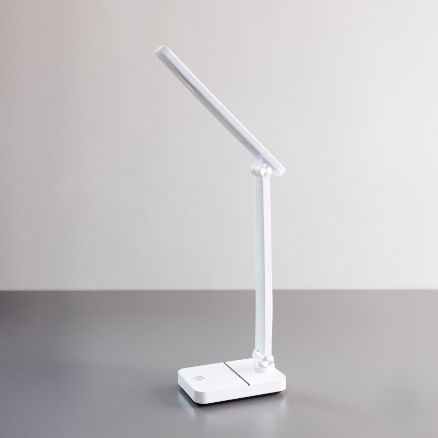 Zuma Line - LED Uzlādējama galda lampa LED/8W/1200 mAh 3000/4500/6000K CRI 90 balta