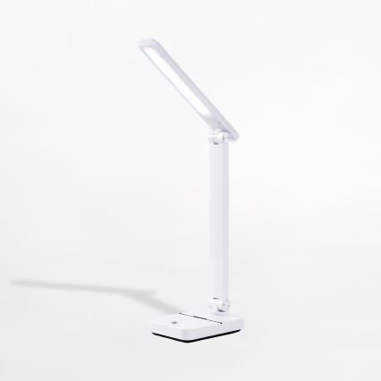 Zuma Line - LED Uzlādējama galda lampa LED/8W/1200 mAh 3000/4500/6000K CRI 90 balta