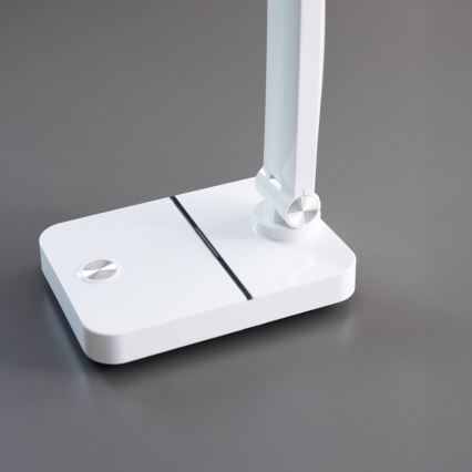 Zuma Line - LED Uzlādējama galda lampa LED/8W/1200 mAh 3000/4500/6000K CRI 90 balta