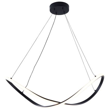 Zuma Line - LED Lustra ar auklu LED/45W/230V 3000/4000/6000K melna