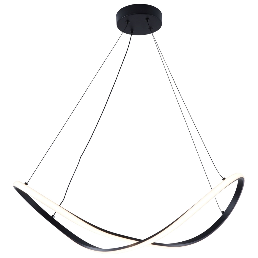 Zuma Line - LED Lustra ar auklu LED/45W/230V 3000/4000/6000K melna
