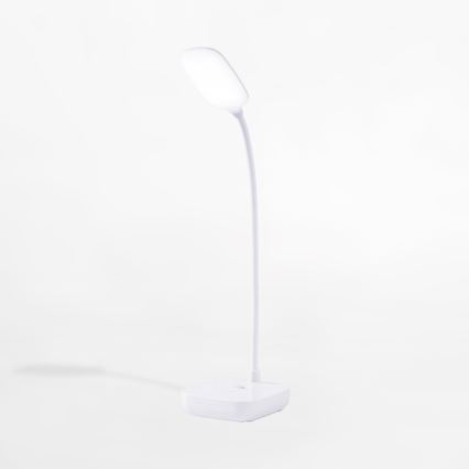 Zuma Line - LED Uzlādējama galda lampa LED/7W/1200 mAh 3000/4500/6000K CRI 90 balta