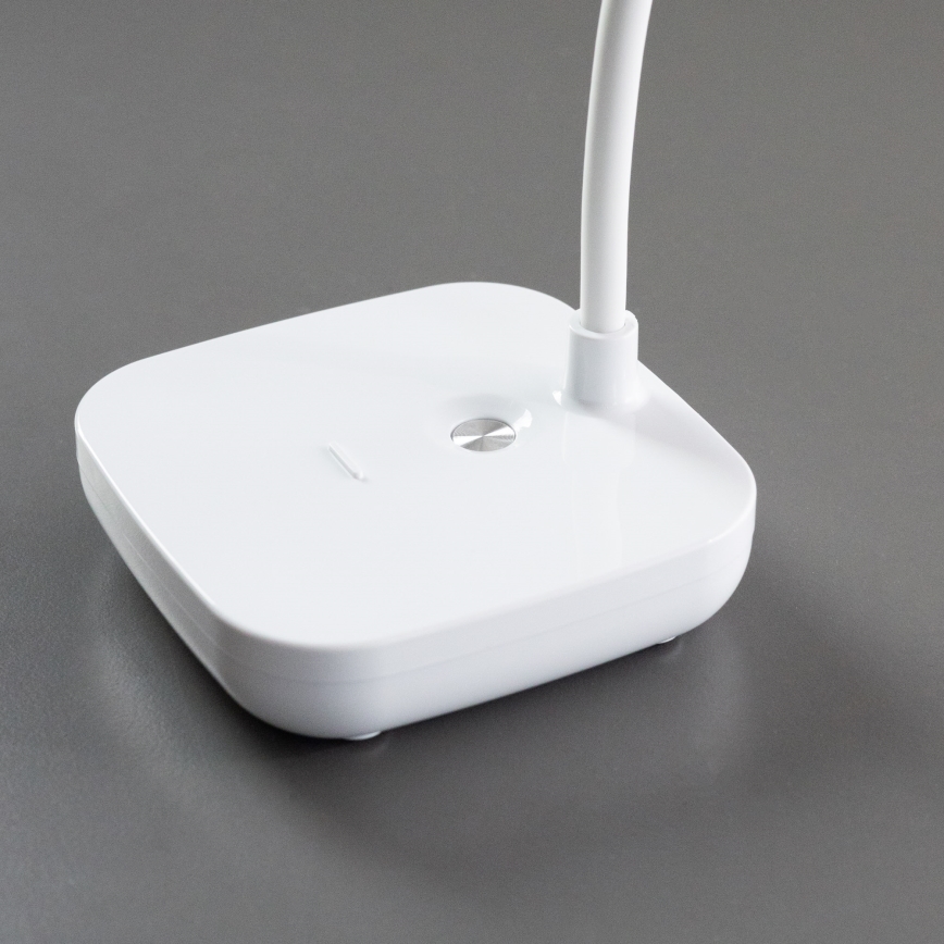 Zuma Line - LED Uzlādējama galda lampa LED/7W/1200 mAh 3000/4500/6000K CRI 90 balta