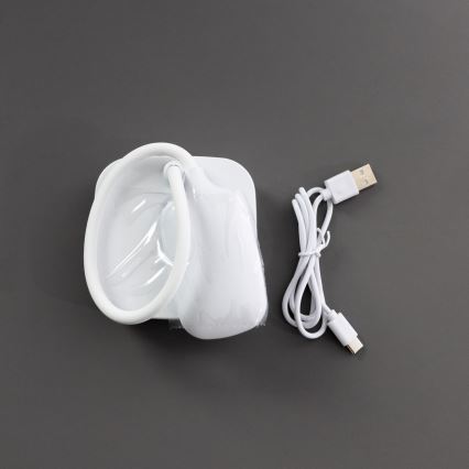 Zuma Line - LED Uzlādējama galda lampa LED/7W/1200 mAh 3000/4500/6000K CRI 90 balta