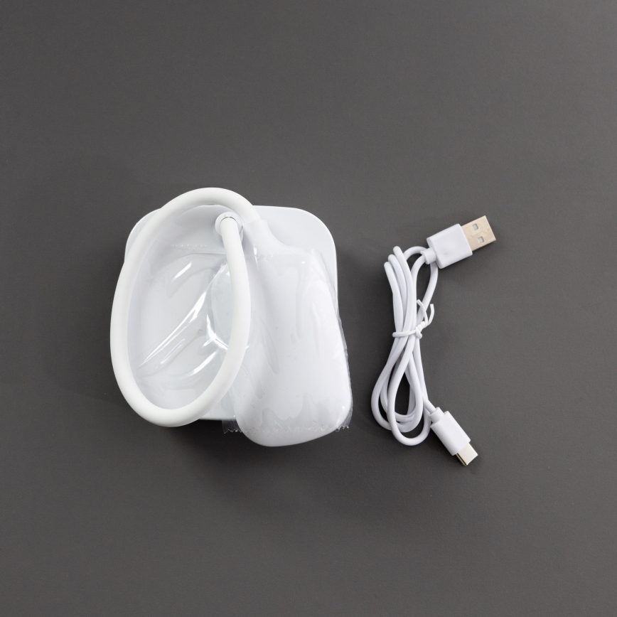 Zuma Line - LED Uzlādējama galda lampa LED/7W/1200 mAh 3000/4500/6000K CRI 90 balta