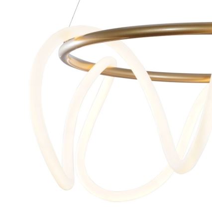 Zuma Line - LED Lustra ar auklu LED/58W/230V 3000/4000/6000K zelta