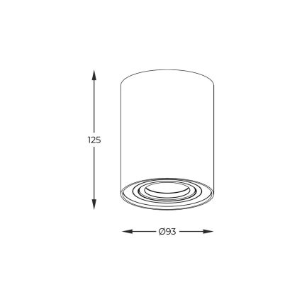 Zuma Line - LED RGBW regulējams spotgaismeklis 1xGU10/4,8W/230V balts + tālvadības pults