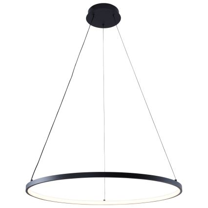 Zuma Line - LED Lustra ar auklu LED/28W/230V 3000/4000/6000K d. 60 cm melna