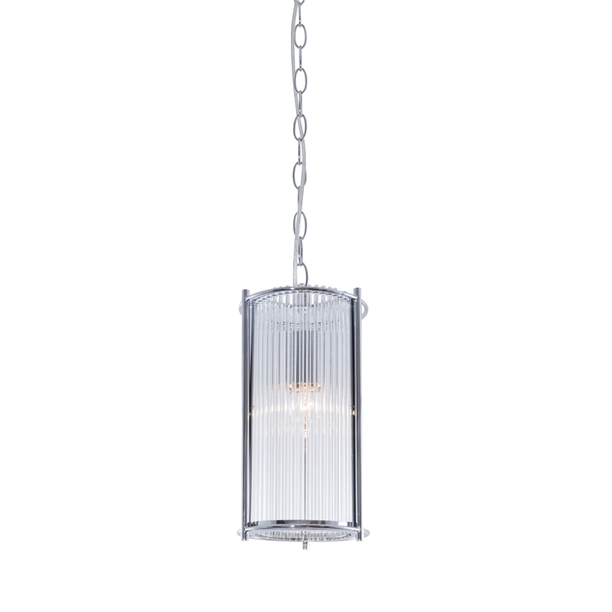 Zuma Line - Lustra ar ķēdi 1xE27/40W/230V spīdīgi hromēts