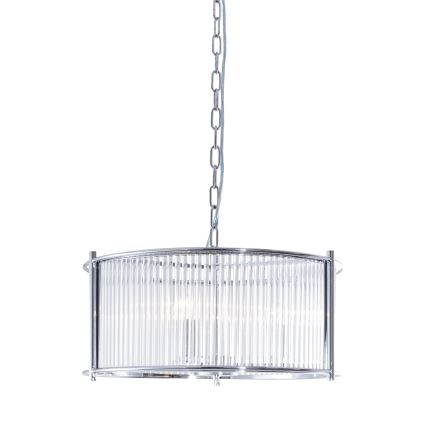 Zuma Line - Lustra ar ķēdi 3xE27/40W/230V spīdīgi hromēts