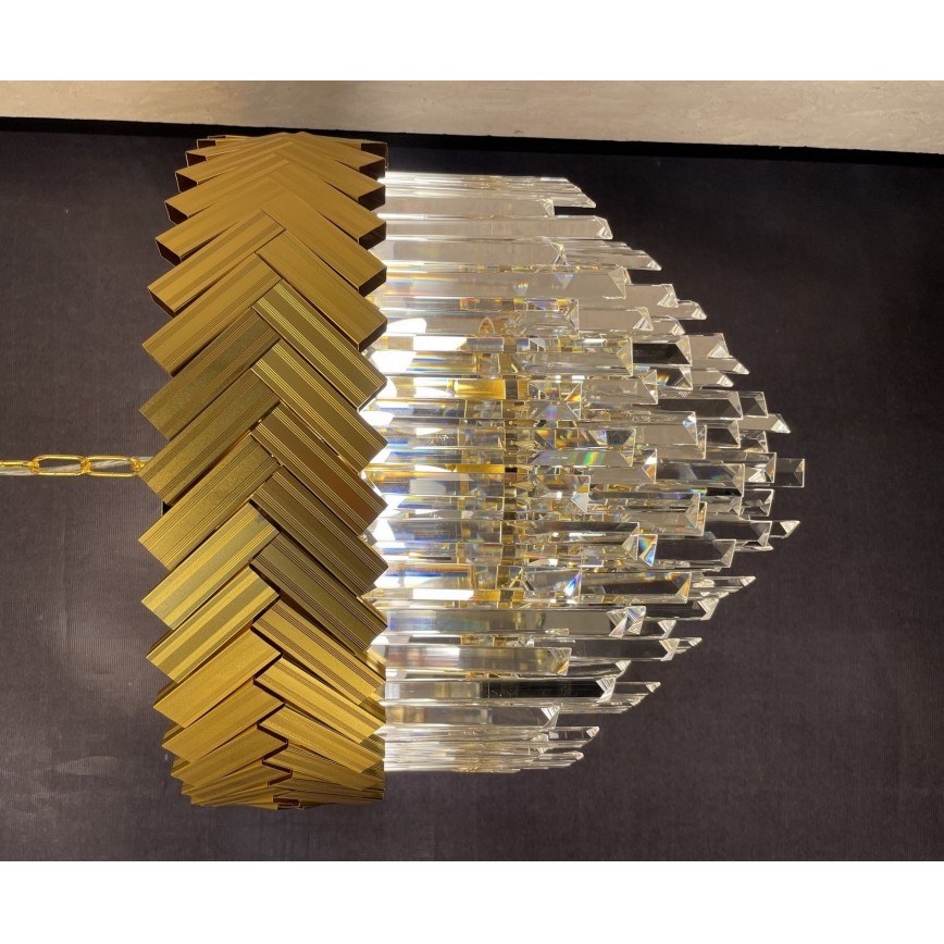 Zuma Line - Lustra ar ķēdi 9xE14/40W/230V zelta