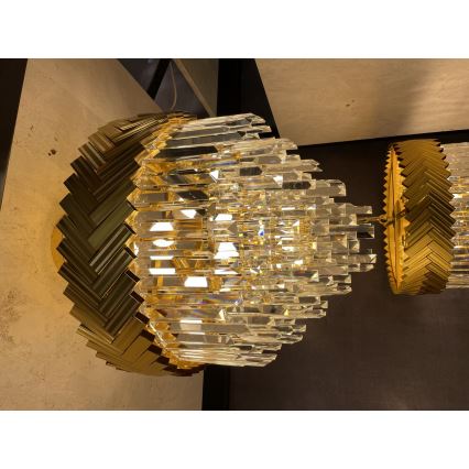 Zuma Line - Lustra ar ķēdi 9xE14/40W/230V zelta