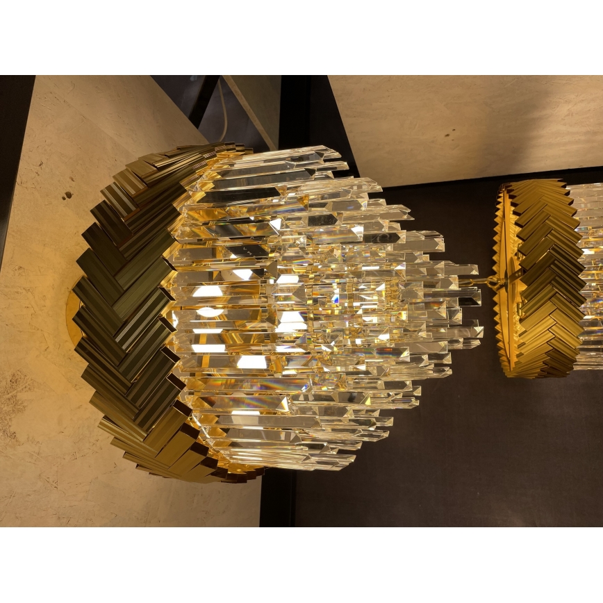 Zuma Line - Lustra ar ķēdi 9xE14/40W/230V zelta