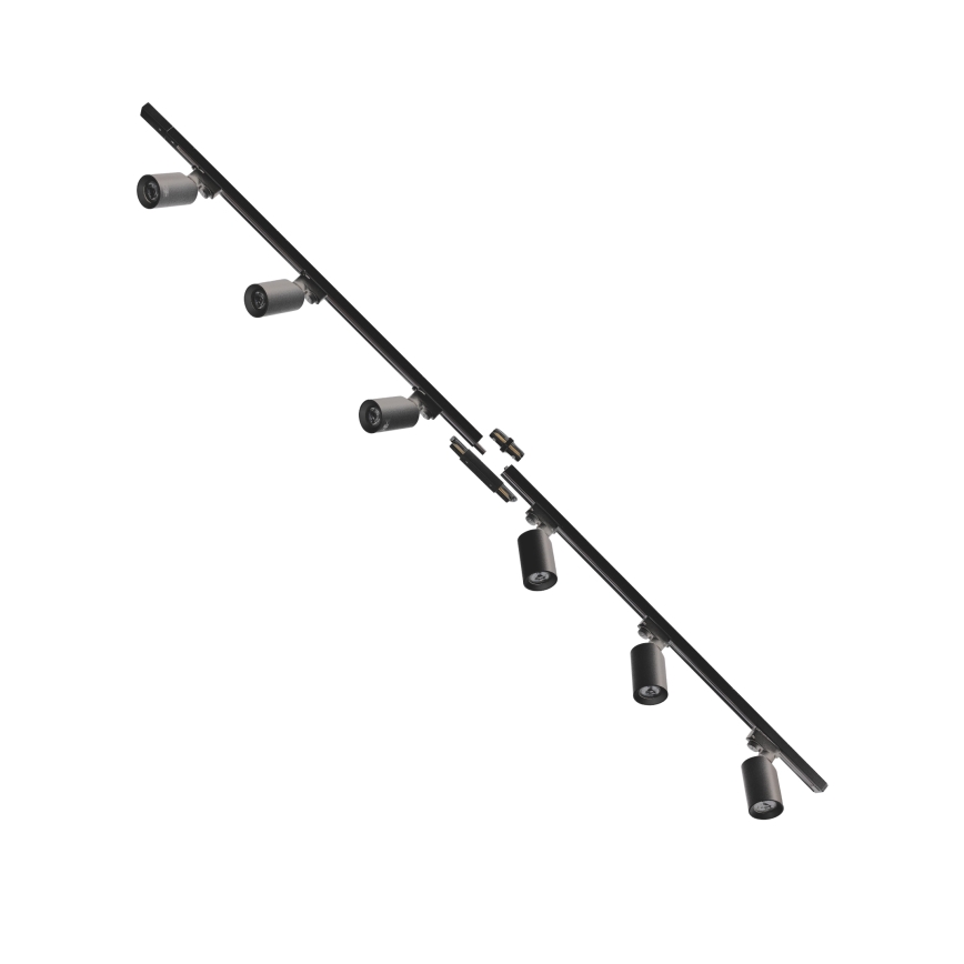 Zuma Line - Starmetis sliežu sistēmā 6xGU10/35W/230V melna