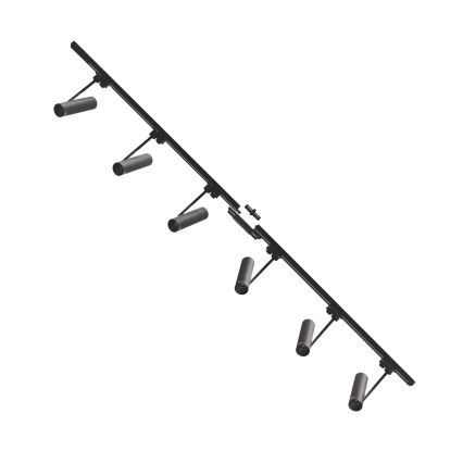 Zuma Line - Starmetis sliežu sistēmā 6xGU10/35W/230V melna