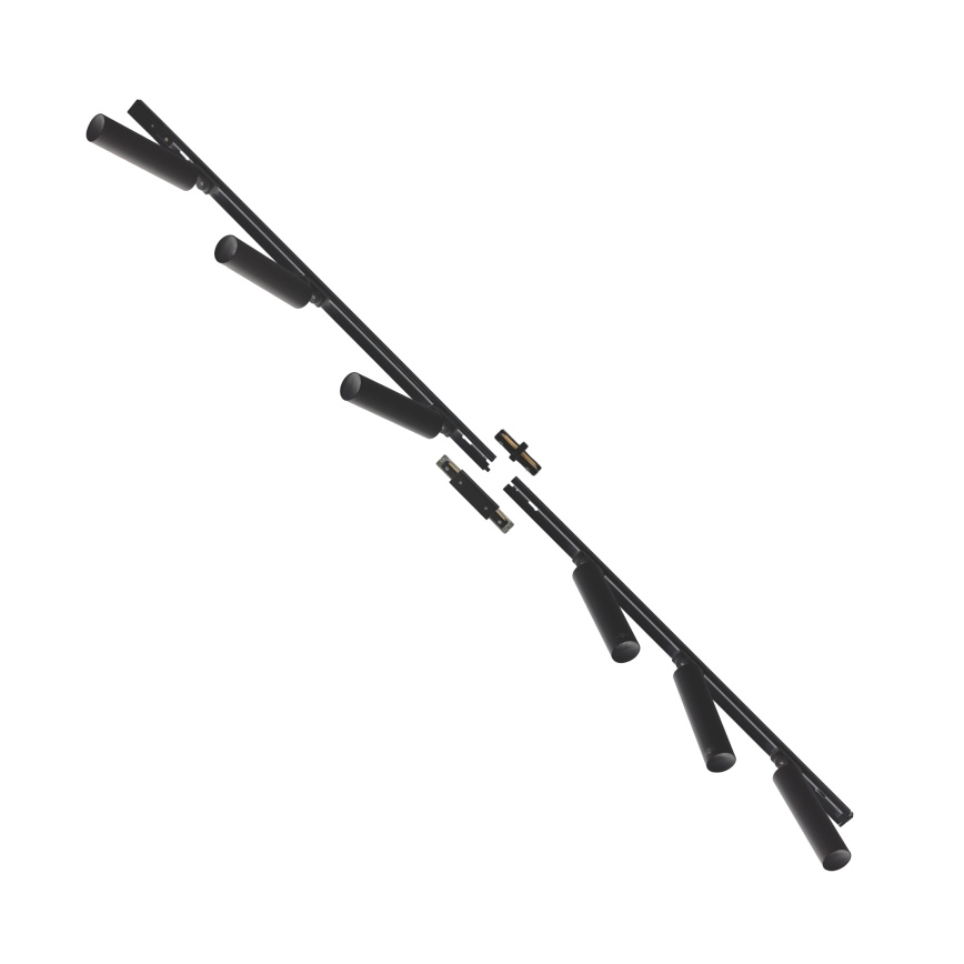 Zuma Line - Starmetis sliežu sistēmā 6xGU10/35W/230V melna