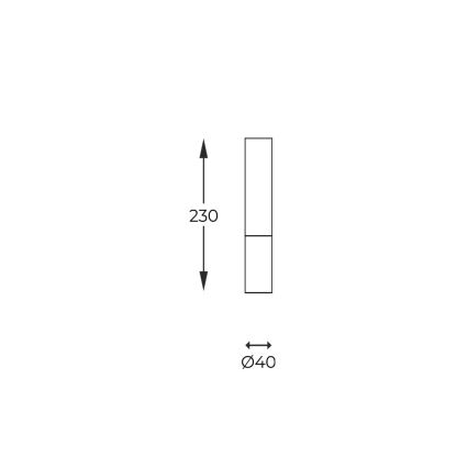 Zuma Line - Starmetis 1xG9/28W/230V 23 cm ozols