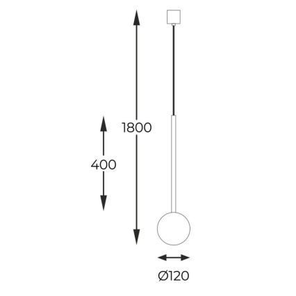 Zuma Line - Lustra ar auklu 1xG9/40W/230V