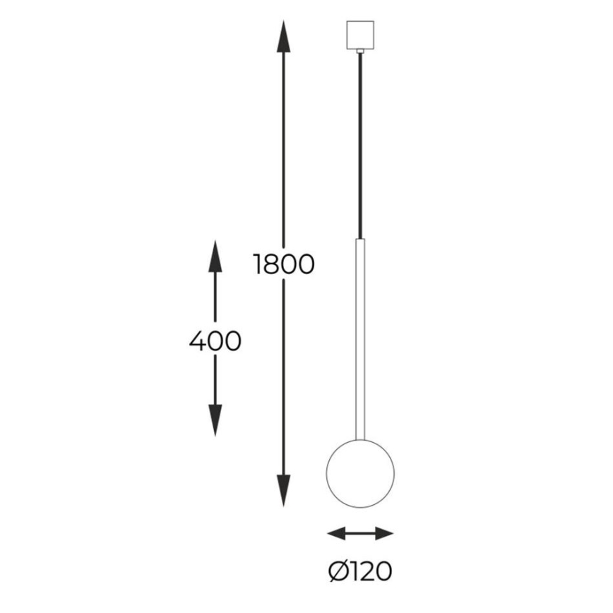 Zuma Line - Lustra ar auklu 1xG9/40W/230V