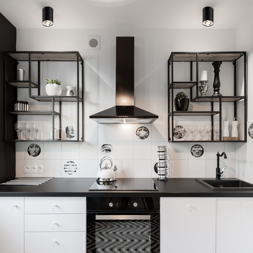 Zuma Line - LED RGBW dimmējams spotgaismeklis 1xGU10/6W/230V melns + tālvadība