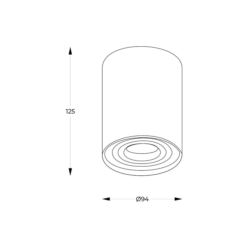 Zuma Line - LED RGBW dimmējams spotgaismeklis 1xGU10/6W/230V melns + tālvadība
