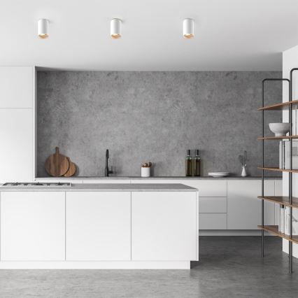 Zuma Line - LED RGBW regulējams vietas gaismeklis 1xGU10/4,8W/230V, balts + tālvadība
