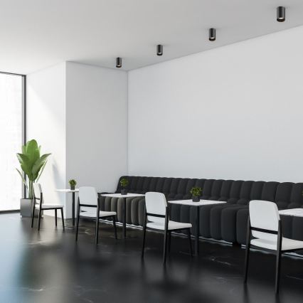 Zuma Line - LED RGBW regulējams virziena gaismeklis 1xGU10/4,8W/230V melns + ar tālvadības pulti