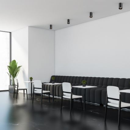 Zuma Line - LED RGBW regulējams virziena gaismeklis 1xGU10/6W/230V melns + ar tālvadības pulti