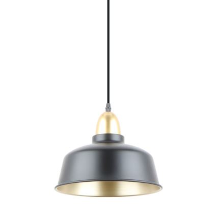 Zuma Line - Lustra ar auklu 1xE27/40W/230V melna